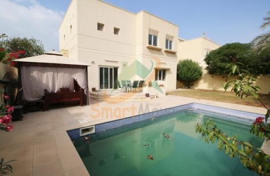 UPGRADED 3 BHK+Maids Room Villa with Private Pool AWAY FROM WIRES  LARGE PLOT SIZE